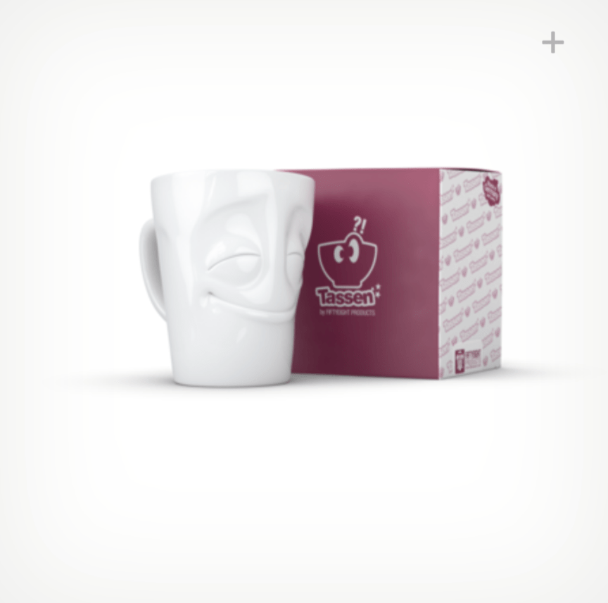 Cană Cheery alb 350 ml.